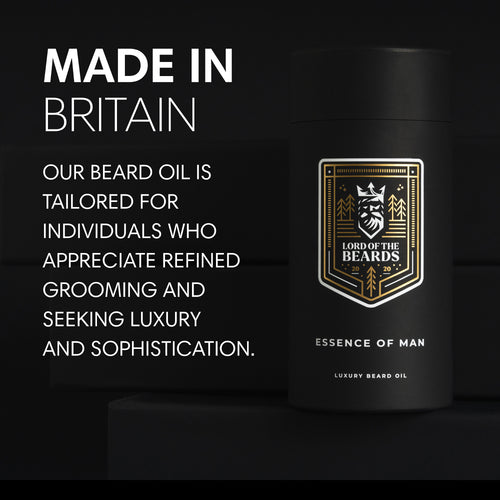 Essence Of Man - English Oud & Smoky Vanilla Luxury Beard Oil